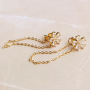 Inspiration for belcher chain with crystal glass made of brass metal