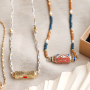 Design jewellery with stainless steel and brass metal C.U.S&reg; jewellery message beads