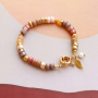 Get creative with rondelle and disc beads in beautiful fall colours