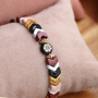 Create original jewellery with these tile beads in various shapes and colours