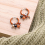Earrings inspiration with colourful earrings creole