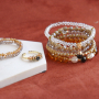 Design beautiful jewellery sets with this magnificent series of top faceted beads disc