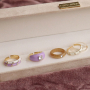 Assemble your own collection of rings with these brass metal rings