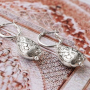 Earring inspiration with metal beads and charms