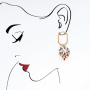Create personalized earrings with stainless steel earrings creole