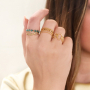 Beautiful stainless steel rings to combine with each other 