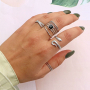 This is the way to combine stainless steel rings