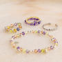 How to make rings with zirconia beads