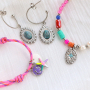 Tips for using these stainless steel charms in bracelets and earrings