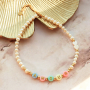 Inspiration for making necklaces with letter beads
