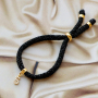 New ideas! Create a bracelet collection with elastic Ibiza ribbon