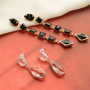 Tips for creating earrings using crystal glass earrings