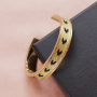 Get creative with bangle bracelets and ribbon