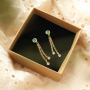Create elegant earrings with brass TQ metal earrings