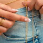 With body chains, belly chains and chains for on your bikini