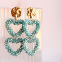 How to use top facet charms in trendy earrings