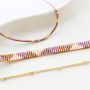 Minimalistic jewellery with Miyuki delicas