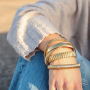 Mix & match stainless steel bangle bracelets