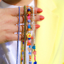 Summer inspiration with shell and polymer beads