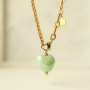 Inspiration time with ceramic beads in heart shape