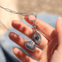 Create cheerful necklaces and bracelets with stainless steel heart charms