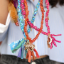 Get inspired by the diversity of silk sari ribbon and DQ metal sliders