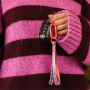 Create unique bracelets, keychains, and gifts with ribbon text 