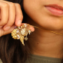 Design statement necklaces with stainless steel charms and pendants