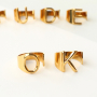 Stylish stainless steel rings
