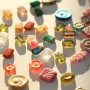 Colourful designs with Czech glass beads
