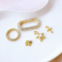 Design trendy jewellery with brass TQ metal charms and locks