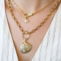 Design trendy jewellery with brass TQ metal charms and locks