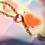 Create trendy jewellery with coloured keychain findings