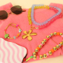 Inspiration for colourful jewellery with sparkling resin beads