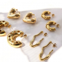 Inspiration with stainless steel earrings
