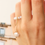 Make elegant jewellery with imitation freshwater pearls