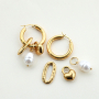 Create necklaces and earrings with stainless steel charms