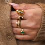 Get inspired by our trendy stainless steel rings