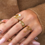 Get inspired by our trendy stainless steel rings