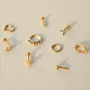 Inspiration time with stainless steel ear piercings