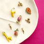 Create colourful jewellery with stainless steel charms