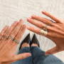 Create jewellery sets with stainless steel rings and charms