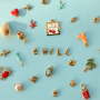Create playful necklaces with stainless steel charms and letters