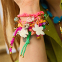 Inspiration with shell beads and elastic cord