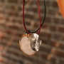 Inspiration with leather cord & statement charms