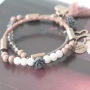 Ageless jewellery with tough leather and feminine details!