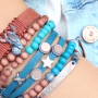 Be inspired: the most beautiful jewellery made of Copper Blue Platina Designer Quality metal and beautiful beads!