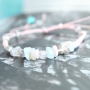 Must-have arm-candy with chips stone beads to create yourself