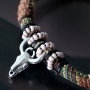 Nice arm candy made with stitched cord bohemian style