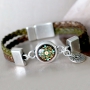 Trendy boho jewellery made with basic mandala cabochons and DQ metal findings